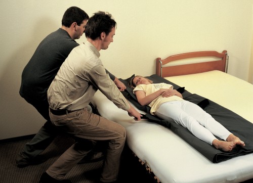 sheet reduces friction when you have to position bed-ridden