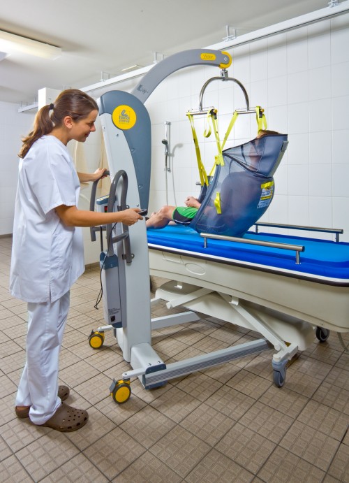 Handi-Move - - Showerbath - Shower-bathing trolley