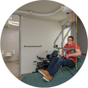 zelfstandig tillen, tilbeugel, bed