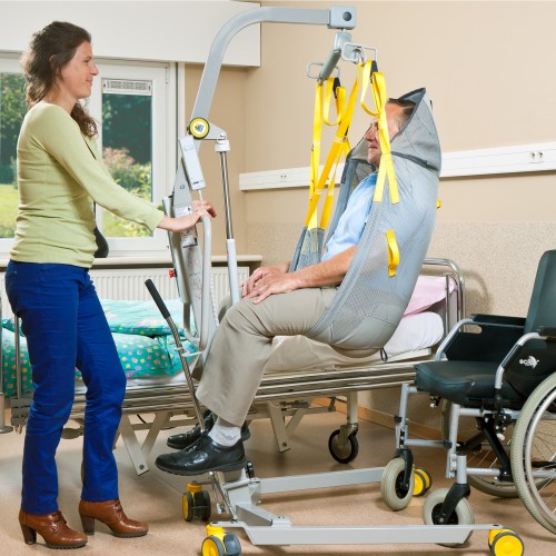 Mobile hoist 1615 ; Standard/contour sling - Handi-Move Patient lift hoist