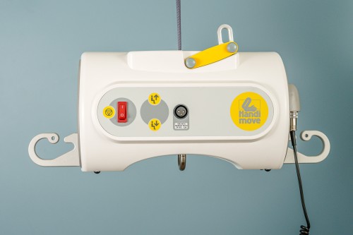 Portable ceiling hoist with "tarzan" system - Handi-Move Patient lift hoist