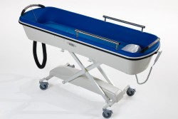 Shower-bathing trolley