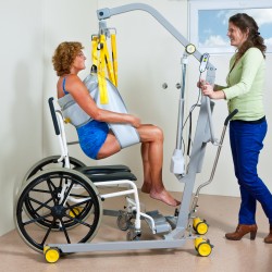 Mobile hoist 1630 ; Bathing sling - Handi-Move Patient lift hoist