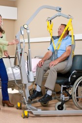 Mobile hoist 1615 ; Standard/contour sling - Handi-Move Patient lift hoist