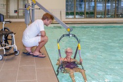 Mobile pool lift  - Handi-Move Patient lift hoist