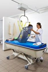 Shower-bathing trolley - Handi-Move Patient lift hoist