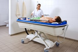 Shower-bathing trolley - Handi-Move Patient lift hoist